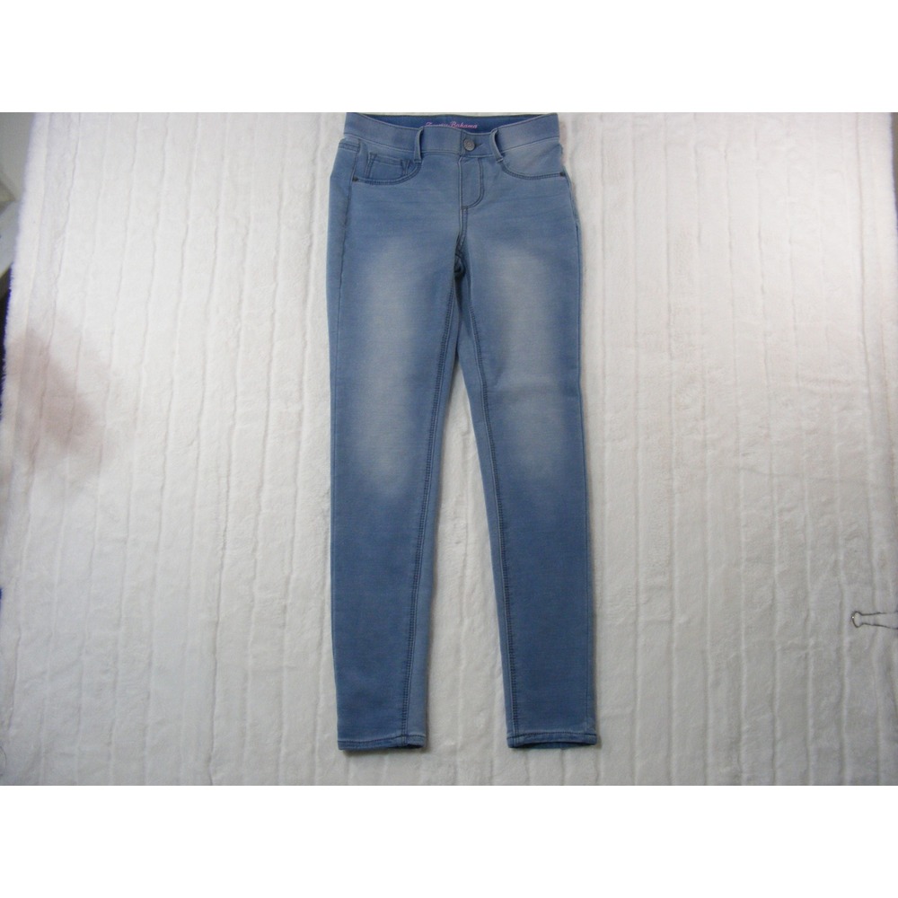 Tommy Bahama Skinny Jeans Girls Size 10 Blue Excellent Faded Denim Leggings